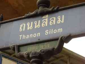 Silom Road Bangkok