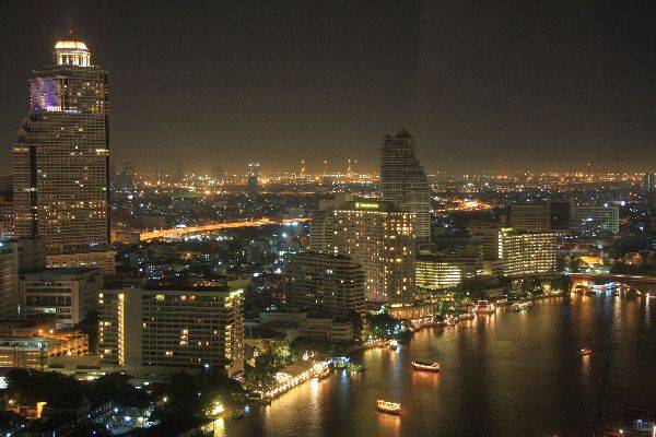 Three Sixty Blick auf Chao Phraya
