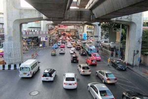 Verkehr am Siam Square