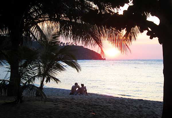 Sonnenuntergang Mae Haad Beach