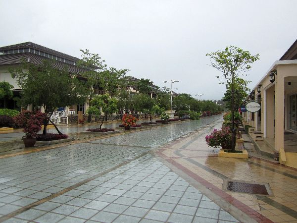 Flughafen Koh Samui Shopping Strasse