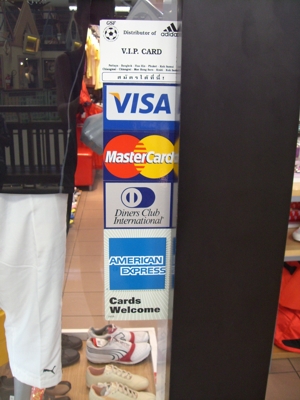 Kreditkarten in Thailand