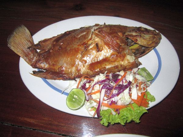 Thailand frischer Fisch vom Grill