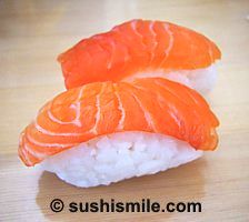 Nigiri Sushi with Salmon